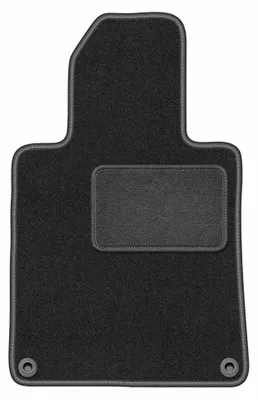 Productafbeelding van Velours bestuurdersmat voor Peugeot 508 I 2010-2018 (sedan/stationwagen) – grafiet, op maat – Wielganizator LUX