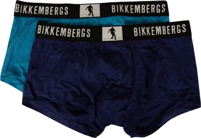 Immagine prodotto di Boxer uomo BIKKEMBERGS confezione 2 capi cotone elesticizzato elastico a vista underwear articolo BKK42UTR17BI, L - EU L - US M - FR 4, Cotone 95%,Spandex 5%