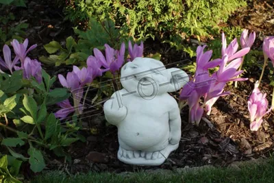 Produktbild von Figur Statue Garten Dekoration Deko Stinkefinger Mittelfinger Statuen S101004