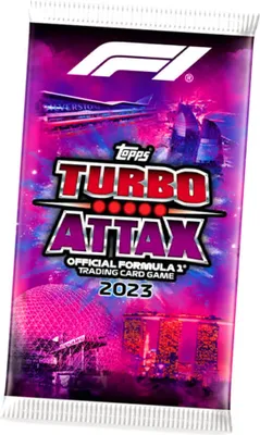 Produktbild von Topps Turbo Attax Karten Formula 1 - 2023 - 1 Booster Sammelkarten