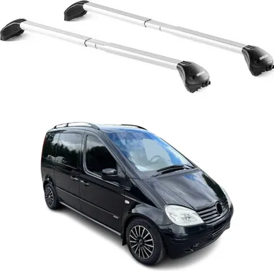 Produktbild von Dachträger für Mercedes Vaneo W414 2002-2005 5 tür 100kg Alu Silber 2x ABE