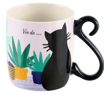 Porzellan-Kaffeetasse Life of Pasha, 10 x 9 cm