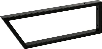 Produktbild von 1 Stück Waschtischkonsole TWK450 450 x 150 mm Stahl Schwarz matt