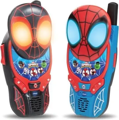 Obrázek produktu pro Walkie-talkie Spidey VTech, interaktivní, dosah 200 m, vícebarevné, dětská hračka pro děti ve věku 3–7 let