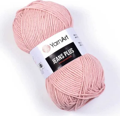Obrázek produktu pro YarnArt Jeans Plus příze 100 g / 160 m - barva 83 špinavě růžová - pletací a háčkovací příze