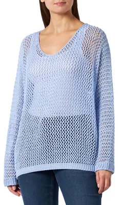 Zdjęcie produktu dla Sweter damski aleva, model 15526985-AL04, jasnoniebieski, rozmiar L