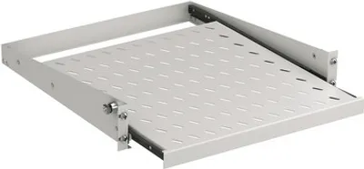 Produktbild von EFB-Elektronik 48,30cm (19") 2HE Fachboden ausziehbar, T=555 mm, Frontbefestigung, 20 kg, RAL9005 Hersteller: EFB Elektronik (691667TS.2C)