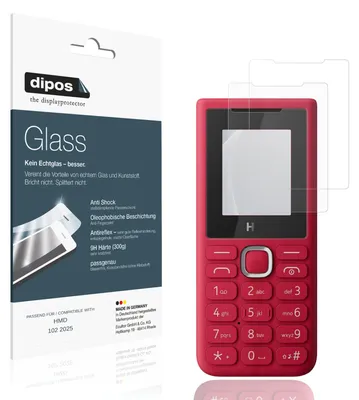 Image de 2x Protection ecrán pour HMD 102 2025 mat Verre souple Film Protecteur 9H dipos