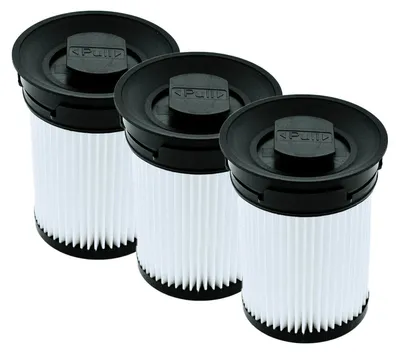 Produktbild von AllSpares HEPA-Filter (3 St.) geeignet für Miele TriFlex HX1, HX2, HX-FSF, HX FSF 2, HX-FSX, Triflex HX1 Cat&Dog, Triflex HX1 Pro, Triflex HX2 Facelift, 11289902, 11385020, 41996704EU1 | Ø 70/82 x 112 mm