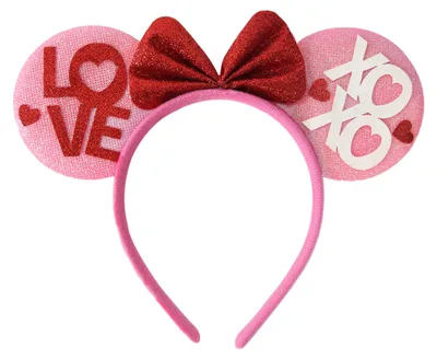 Produktbild von Glitzerndes Haarband mit Herzmotiv in Rot und Rosa zum Valentinstag – süßes Haaraccessoire für Valentinstag, Geburtstag, Hochzeit, Party und Kostüm.