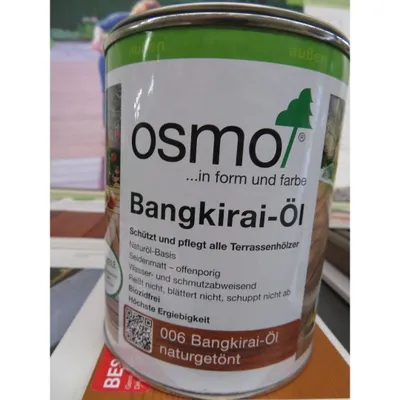 Produktbild von Osmo Bangkirai-Öl 750 ml naturgetönt