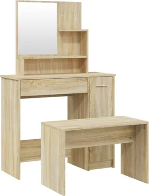 Obrázok produktu pre vidaXL Toaletný stolík Sonoma Oak 86,5x35x136 cm