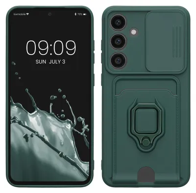 Zdjęcie produktu dla kwmobile KWM0000222A002C, Pokrowiec, Samsung, Galaxy S24 FE, Zielony