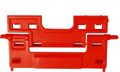 Produktbild von Seitenverbinder für Werkzeugkästen der Qbrick PRO-Serie und ONE-Serie, 5,5 x 10,5 cm, Werkzeugkastenverschluss, Werkzeugkasten-Verbindungsklemme, Modularverbinder, Verschluss, Verbinder