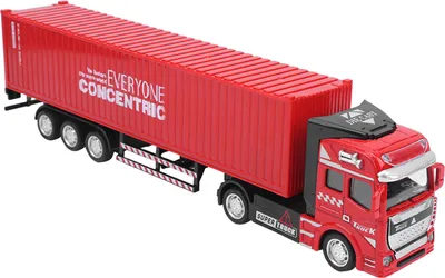 Obrázok produktu pre Model kontajnerového nákladného auta,kontajnerový model nákladného auta,hračka na autíčka,hračka na autíčka,1: 48 model auta,model kontajnerového nákladného auta zo zliatiny