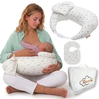 Zdjęcie produktu dla Poduszka do karmienia ergonomiczna antyrefluksowa bawełna dla mamy