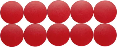 Produktbild von MAUL Magnet rund 10 Stück 2,5 kg Kunststoff Ferrit bruchsicher erodiert lackiert Ø 3.8 x 1.55 cm rot