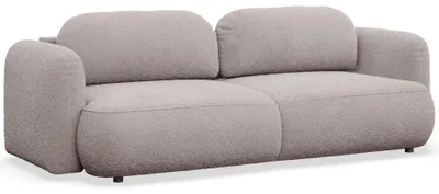 Obrázok produktu pre Selsey Tvoya - 3-miestna rozkladacia pohovka s poťahom bouclé, sivo-béžová