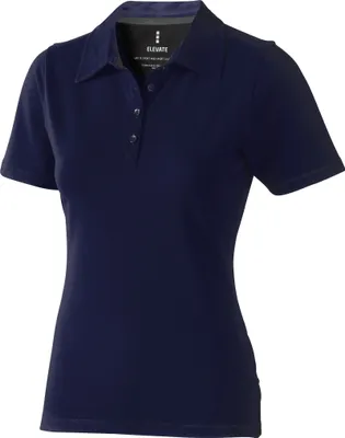 Image de Polo femme Elevate Markham à manches courtes PF1820 (M) (bleu marine)