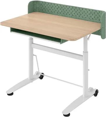 Produktbild von Kinderschreibtisch höhenverstellbar – ergonomischer Schülerschreibtisch für Kinder ab 6 Jahre, mitwachsender Schreibtisch für Grundschule & Hausaufgaben