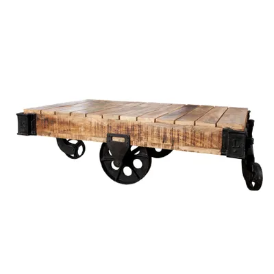 Produktbild von Couchtisch 110cm Holz Design Tisch Modern Wohnzimmer JETZT KAUFEN