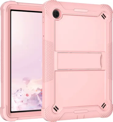 Produktbild von Schutzhülle für TCL Tab 10 5G 10,1 Zoll Robust Hybrid Tablet Hülle mit Ständer Roségold