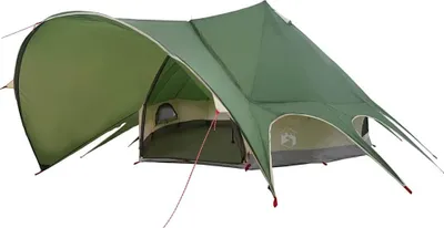 Zdjęcie produktu dla Namiot tipi vidaXL dla 9 osób, zielono-szary, 502 x 502 x 297 cm