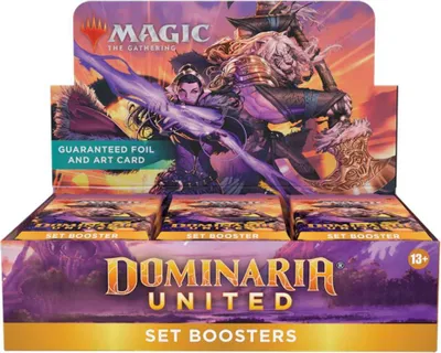 Produktbild von Magic: The Gathering - Dominaria United Set-Booster Display englisch, Sammelkarten