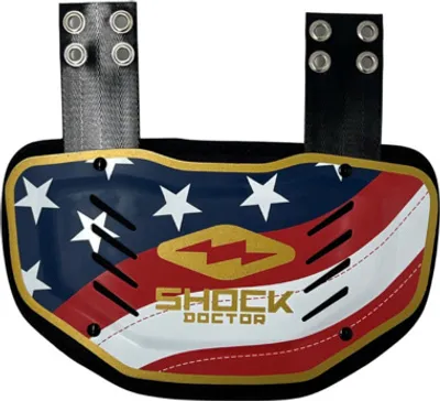 Obrázek produktu pro Shock Doctor Showtime Back Plate Adult Stars and Stripes Americký fotbal