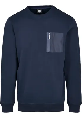 Produktbild von Urban Classics - MILITARY Crewneck Pullover navy - S