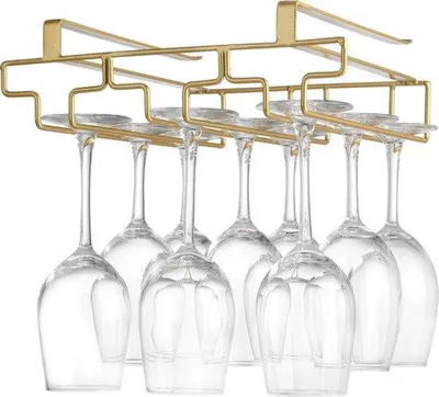 Produktbild von Metallene Weinglasablage für Küche und Bar