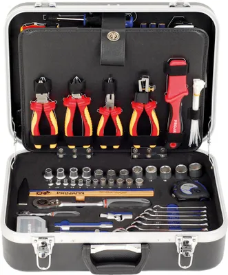 Image de Projahn proficraft Coffret à outils 128 pièces, jeu de douilles, cliquets, embouts de vissage