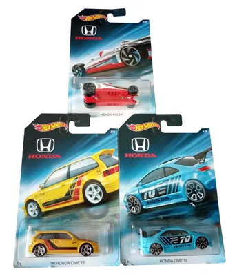 Immagine prodotto di Modellini Hot Wheels Honda confezione da 3 pezzi