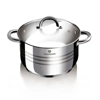 Produktbild von Topf mit Deckel Edelstahl 20 cm Gourmet Line BLAUMANN BL-1008