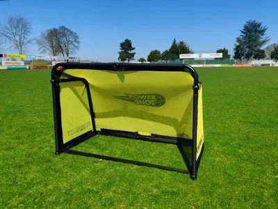 Produktbild von POWERSHOT Faltbares Mini-Fußballtor aus Aluminium 1,5 x 1 m - Verein - Trainingszentrum - Privatperson - Perfekt für kinder im Garten