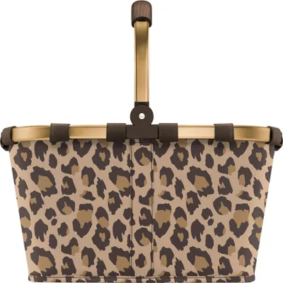 Produktbild von reisenthel carrybag, Einkaufskorb, Polyestergewebe, Frame Leo Macchiato, 22 L, BK6047