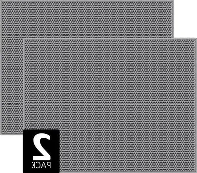 Produktbild von Famanu Katzenstreuunterlage wasserdicht Wabenstruktur - grau 2 Stück - 38 x 61 cm