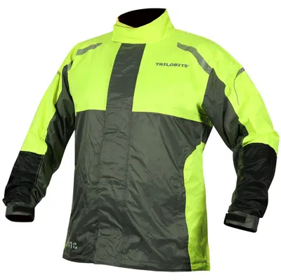 Obrázek produktu pro Bunda do deště Trilobite Raintec, černá/zelená, XL