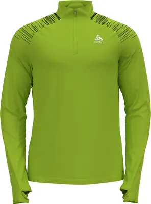 Produktbild von ODLO Mid layer 1/2 zip AXALP CERAMI 40411 lime green - black XXL
