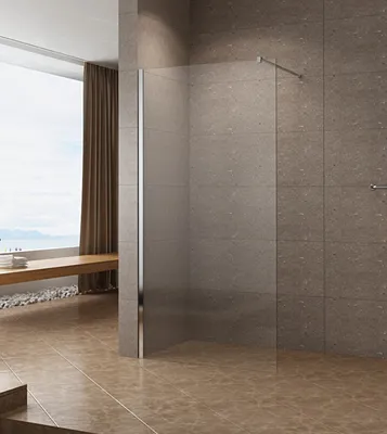 Produktbild von AQUABATOS 80x200cm 10mm Klarglas Walk-In Duschwand Glas Duschabtrennung Glaswand ESG-Sicherheitsglas mit Nanobeschichtung Stabilisator 100cm