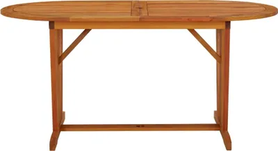 Produktbild von vidaXL Gartentisch 160x85x75 cm Massivholz Eukalyptus
