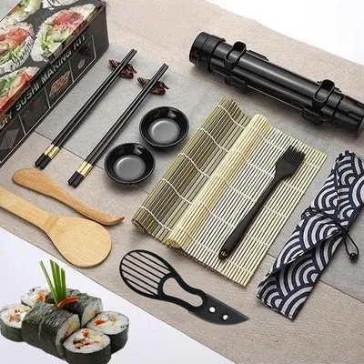 Produktbild von Sushi Maker Set 14 Teile Selbst Sushi Zuhause