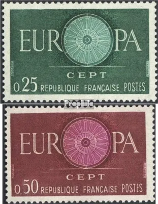Produktbild von Briefmarken Frankreich 1960 Mi 1318-1319 (kompl.Ausg.) postfrisch Europa