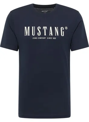 Obrázok produktu pre Mustang | Pánske bavlnené tričko Austin, tmavomodrá, námornícka modrá, veľkosť: