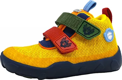 Produktbild von Affenzahn Knit Happy Paradies Vogel Klettschuh Gelb