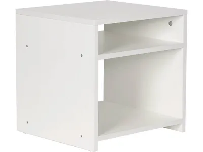 Image de Chevet "York" 2 niches - Blanc