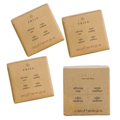 Obrázek produktu pro PRIJA rostlinné mýdlo s glycerinem, HYDRATAČNÍ, 3x 100g