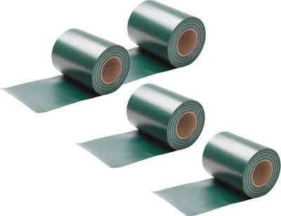 Obrázek produktu pro Aopunly pásy soukromí PVC dvojité pletivo plot větrný zábrana 4 role á 50m x 19cm zelená