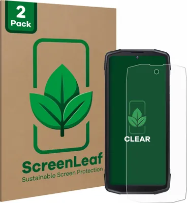 Produktbild von 2x ScreenLeaf Schutzfolie für Cubot King Kong Star nachhaltiger Displayschutz Display Schutz Folie Klar Transparent