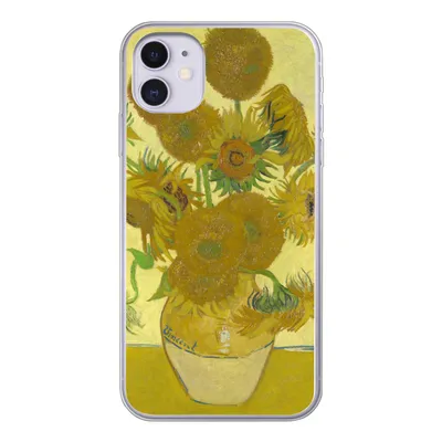Produktbild von MuchoWow® Handyhülle Schutzhülle Hülle für iPhone 11 Sonnenblumen - Vincent van Gogh Silikon Softcase Handy Hülle - Handytasche